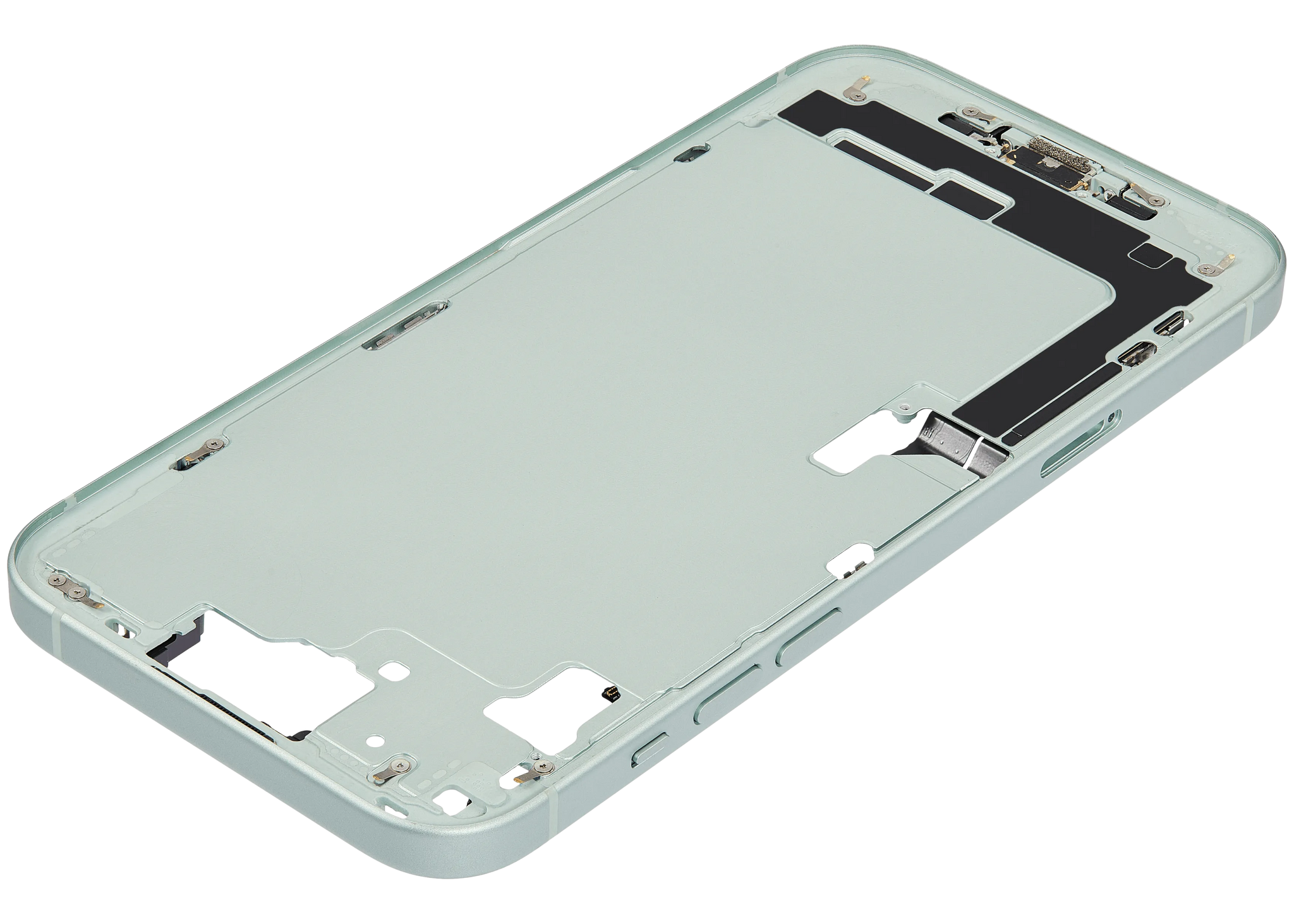 Mid-Frame Housing W/ Charging Port Flex & Small Parts For iPhone 15 Plus (EU / Global Version) (Pull) (Green)