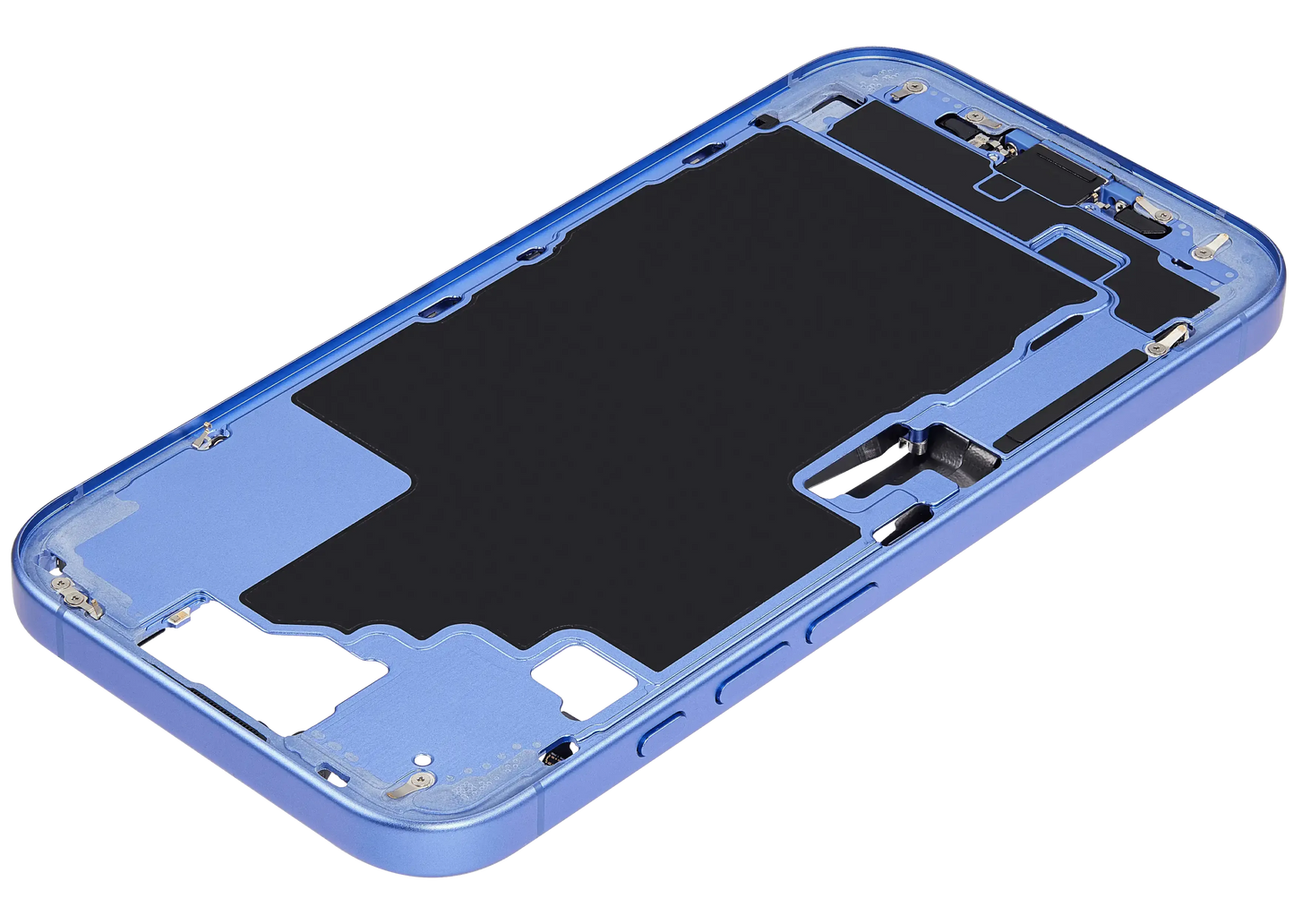 Mid-Frame Housing W/ Charging Port Flex & Small Parts For iPhone 16 (EU / Global Version) (Pull) (Ultramarine)