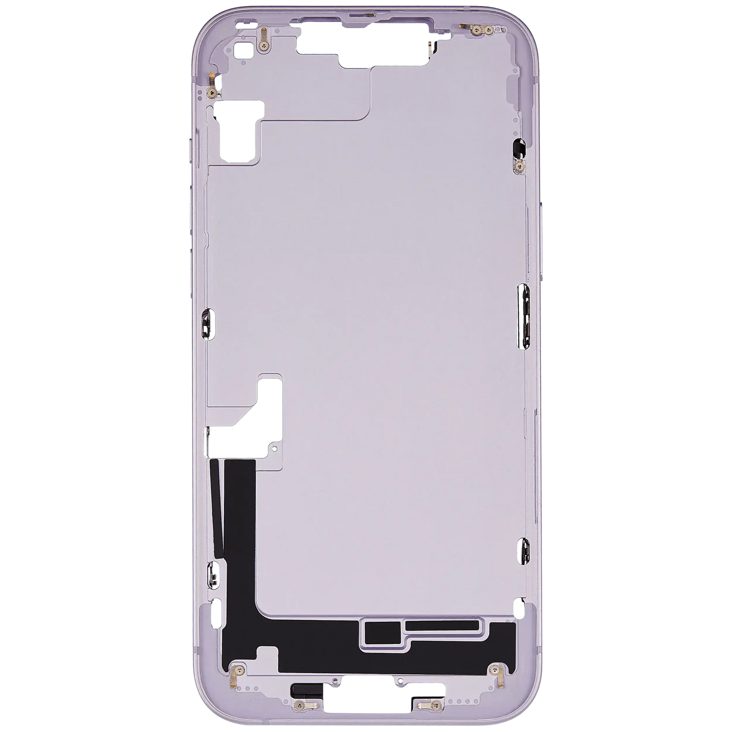 Mid-Frame Housing W/ Charging Port Flex & Small Parts For iPhone 14 Plus (EU / Global Version) (Pull) (Purple)