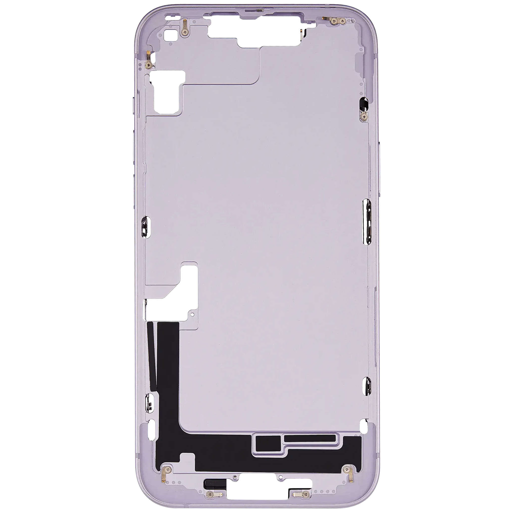 Mid-Frame Housing W/ Charging Port Flex & Small Parts For iPhone 14 Plus (EU / Global Version) (Pull) (Purple)