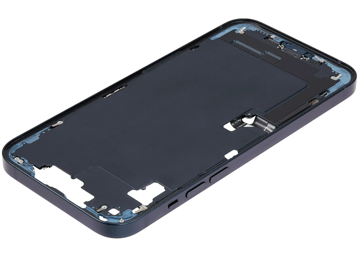 Mid-Frame Housing W/ Charging Port Flex & Small Parts For iPhone 14 Plus (US Version) (Pull) (Midnight)