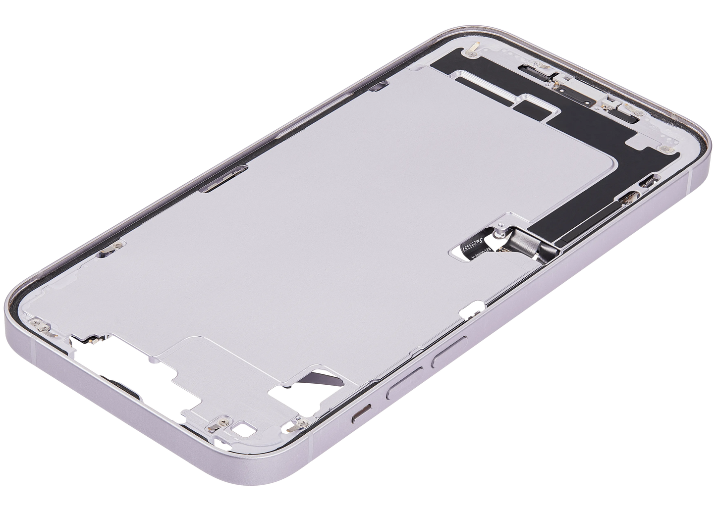 Mid-Frame Housing W/ Charging Port Flex & Small Parts For iPhone 14 Plus (US Version) (Pull) (Purple)