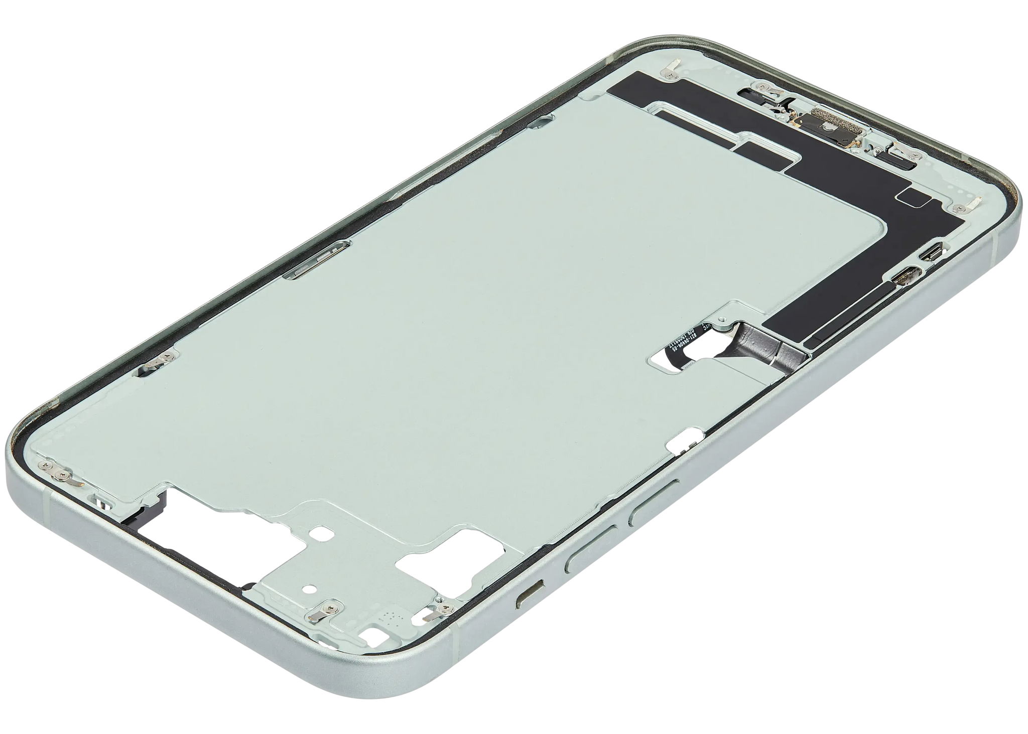 Mid-Frame Housing W/ Charging Port Flex & Small Parts For iPhone 15 Plus (US Version) (Pull) (Green)