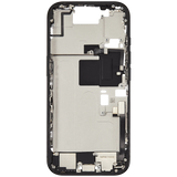 Mid-Frame Housing W/ Charging Port Flex & Small Parts For iPhone 16 Pro (US Version) (Pull) (Black Titanium)