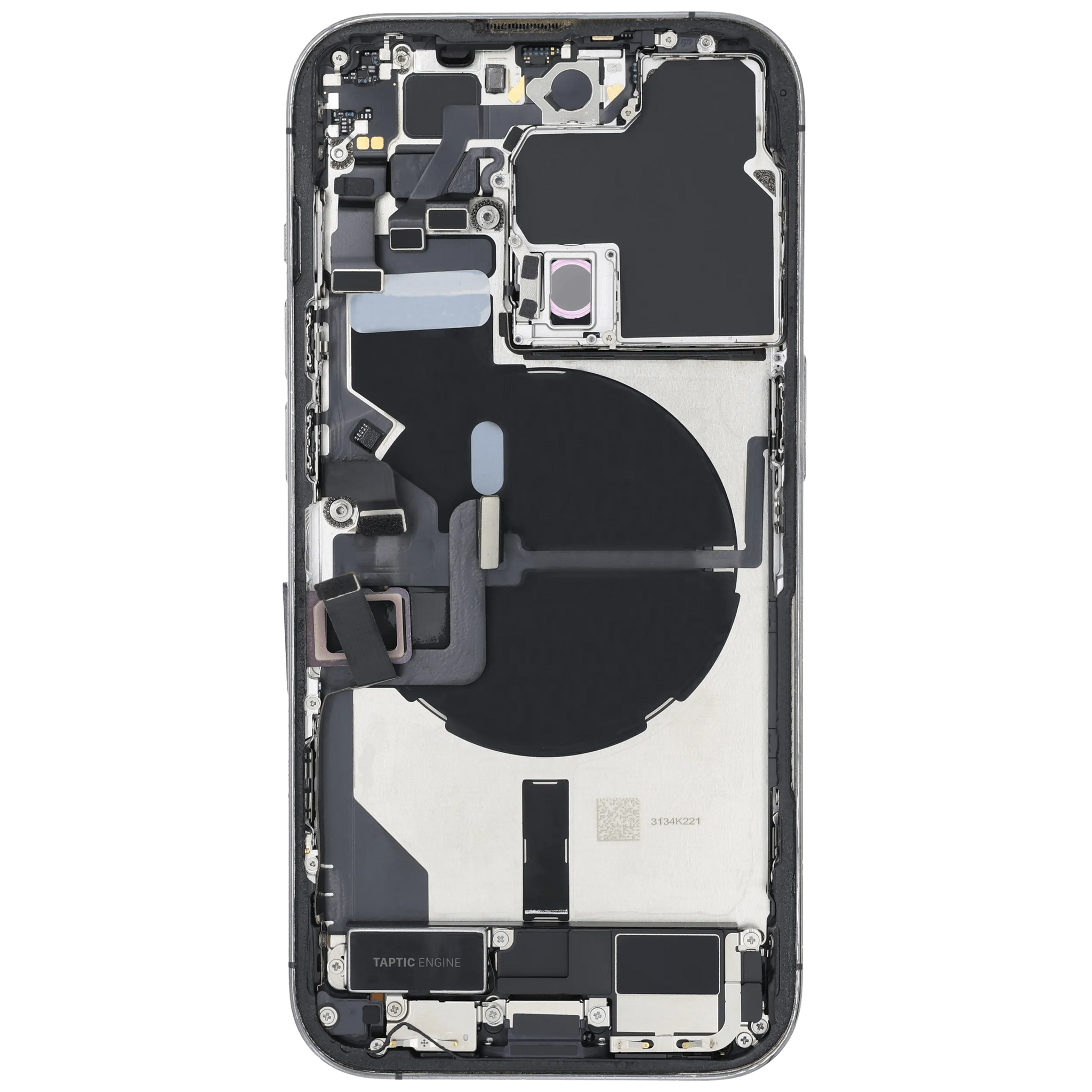 Back Housing W/ Charging Port Flex & Small Parts For iPhone 14 Pro (EU / Global Version) (Pull) (Deep Purple)