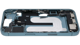 Mid-Frame Housing W/ Charging Port Flex & Small Parts For iPhone 16 (EU / Global Version) (Pull) (Teal)