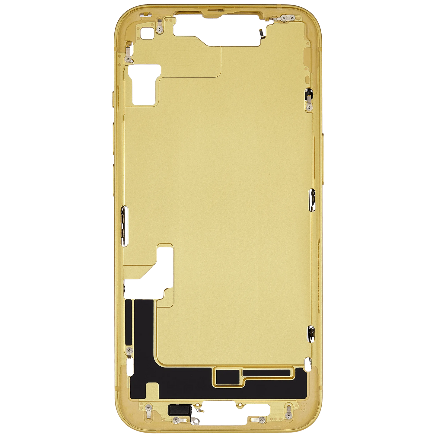 Mid-Frame Housing W/ Small Parts For iPhone 14 (US Version) (Pull) (Yellow)
