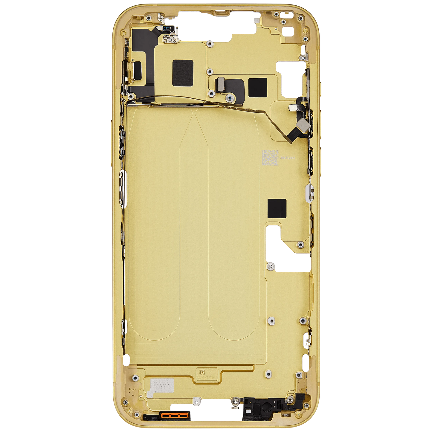 Mid-Frame Housing W/ Small Parts For iPhone 14 Plus (US Version) (Pull) (Yellow)