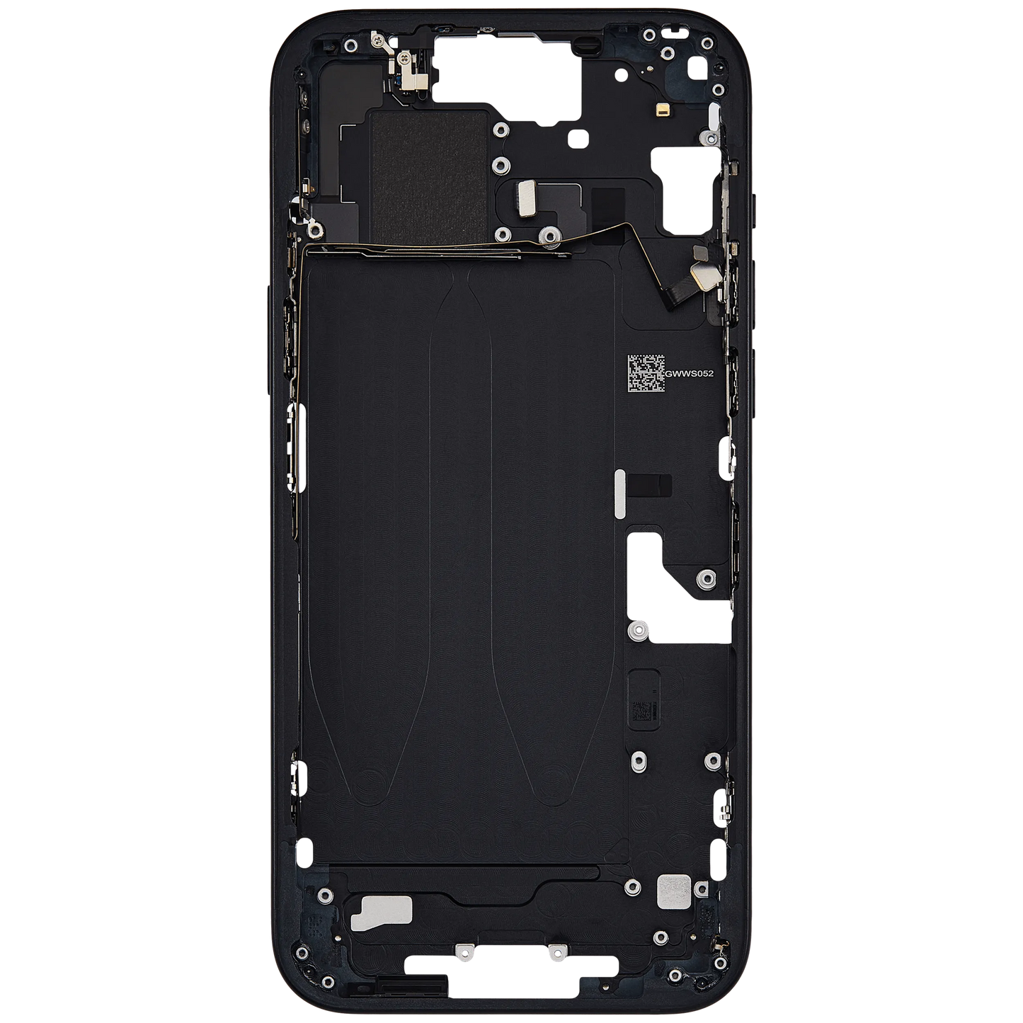 Mid-Frame Housing W/ Small Parts For iPhone 15 Plus (US Version) (Pull) (Black)