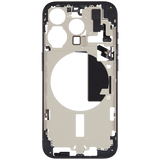 Mid-Frame Housing W/ Small Parts For iPhone 15 Pro (US Version) (Pull) (Blue Titanium)