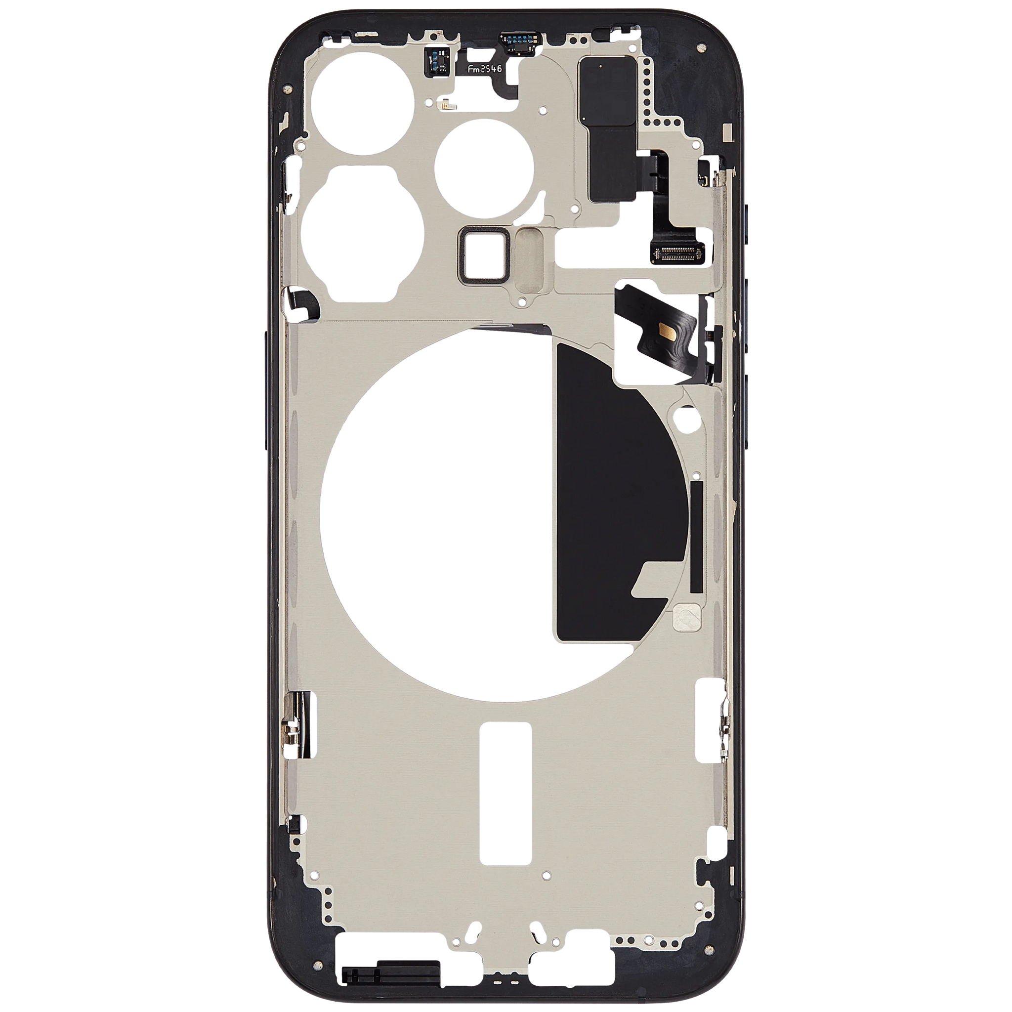 Mid-Frame Housing W/ Small Parts For iPhone 15 Pro (US Version) (Pull) (Blue Titanium)