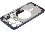 Mid-Frame Housing W/ Small Parts For iPhone 15 Pro Max (EU / Global Version) (Used OEM Pull: Grade A) (Blue Titanium)