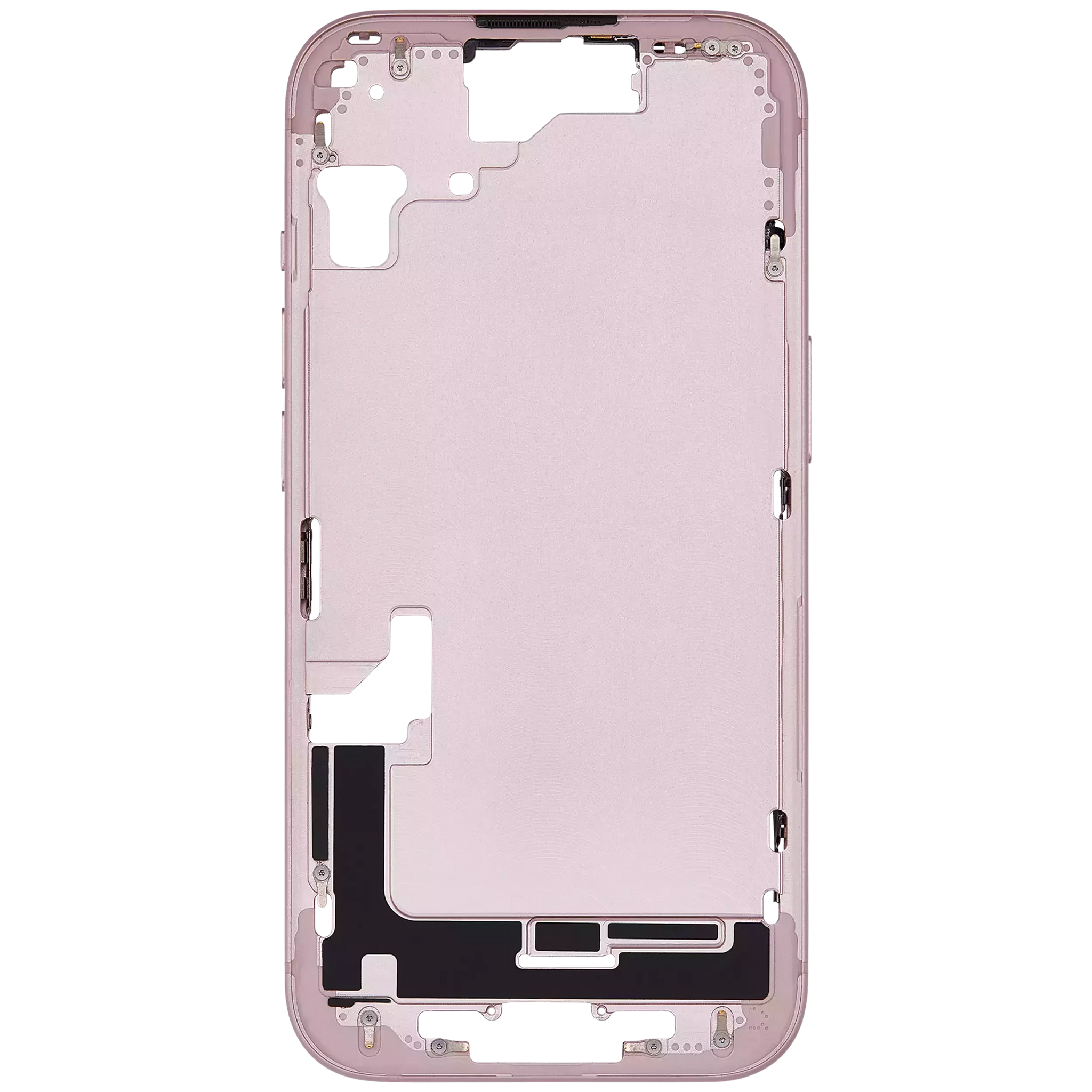 Mid-Frame Housing W/ Small Parts For iPhone 15 (EU / Global Version) (Pull) (Pink)