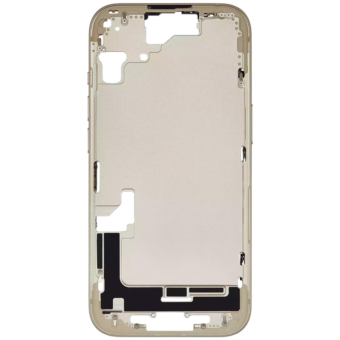 Mid-Frame Housing W/ Small Parts For iPhone 15 (EU / Global Version) (Pull) (Yellow)