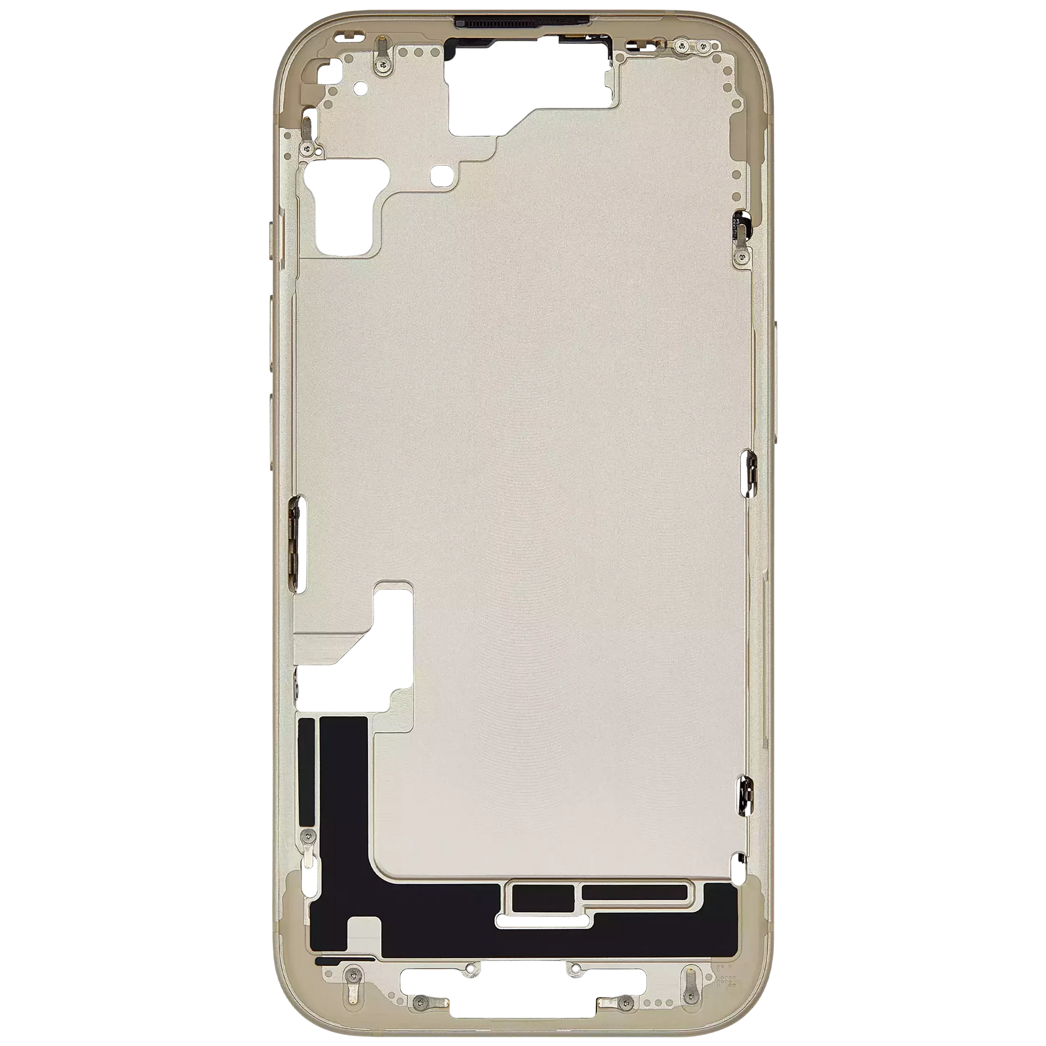 Mid-Frame Housing W/ Small Parts For iPhone 15 (EU / Global Version) (Pull) (Yellow)