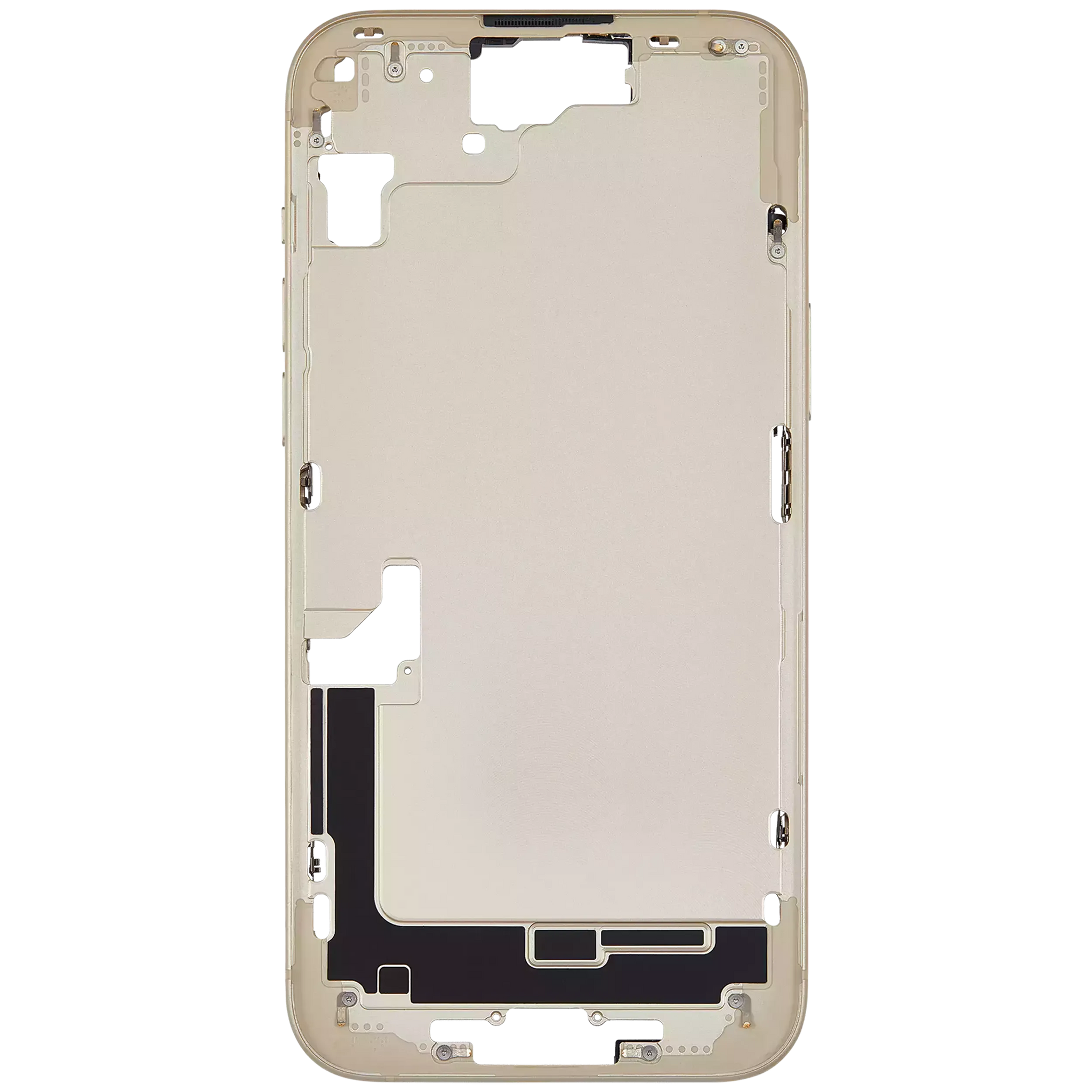 Mid-Frame Housing W/ Small Parts For iPhone 15 Plus (EU / Global Version) (Pull) (Yellow)
