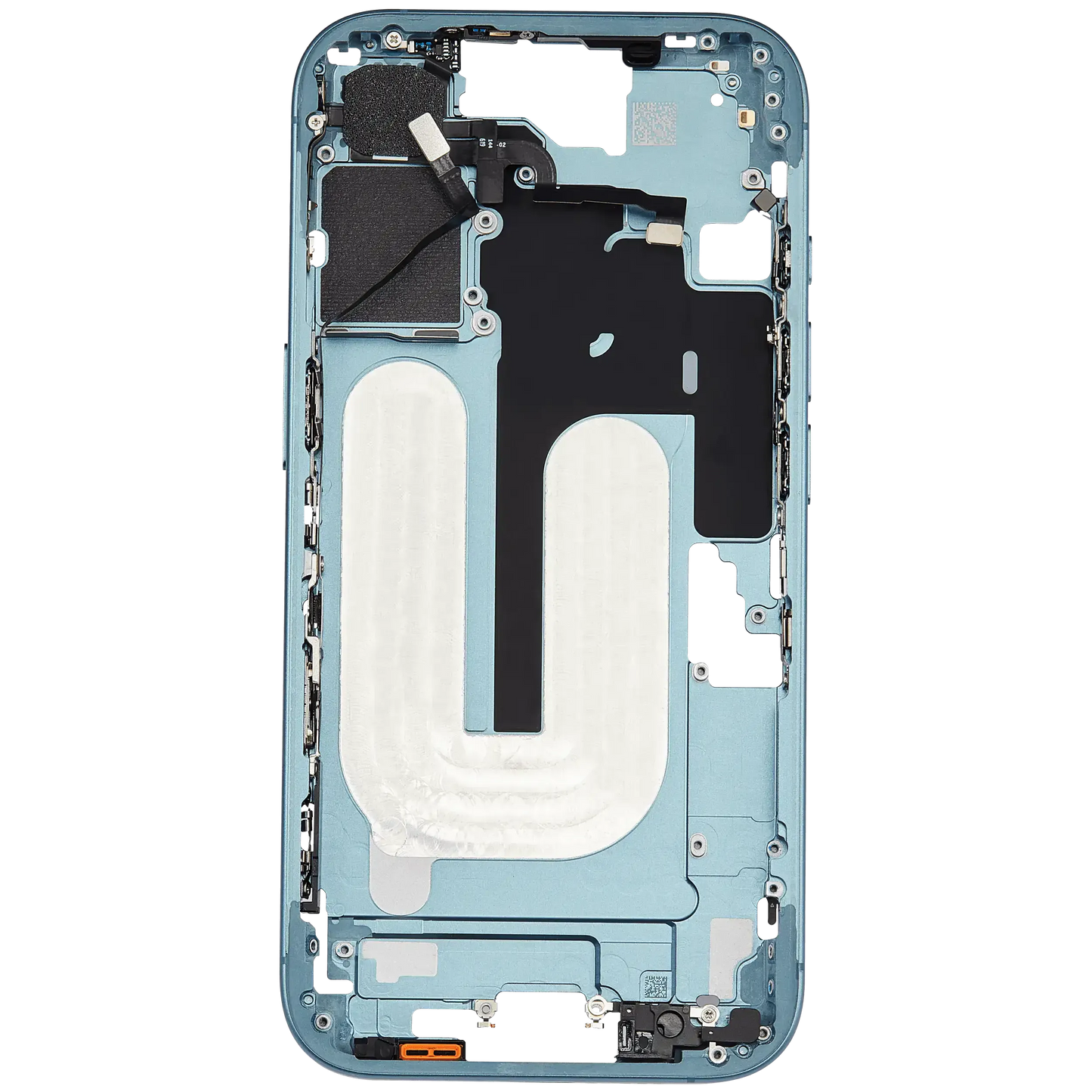 Mid-Frame Housing W/ Small Parts For iPhone 16 (US Version) (Pull) (Teal)
