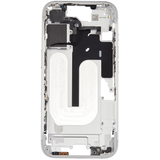 Mid-Frame Housing W/ Small Parts For iPhone 16 (US Version) (Pull) (White)