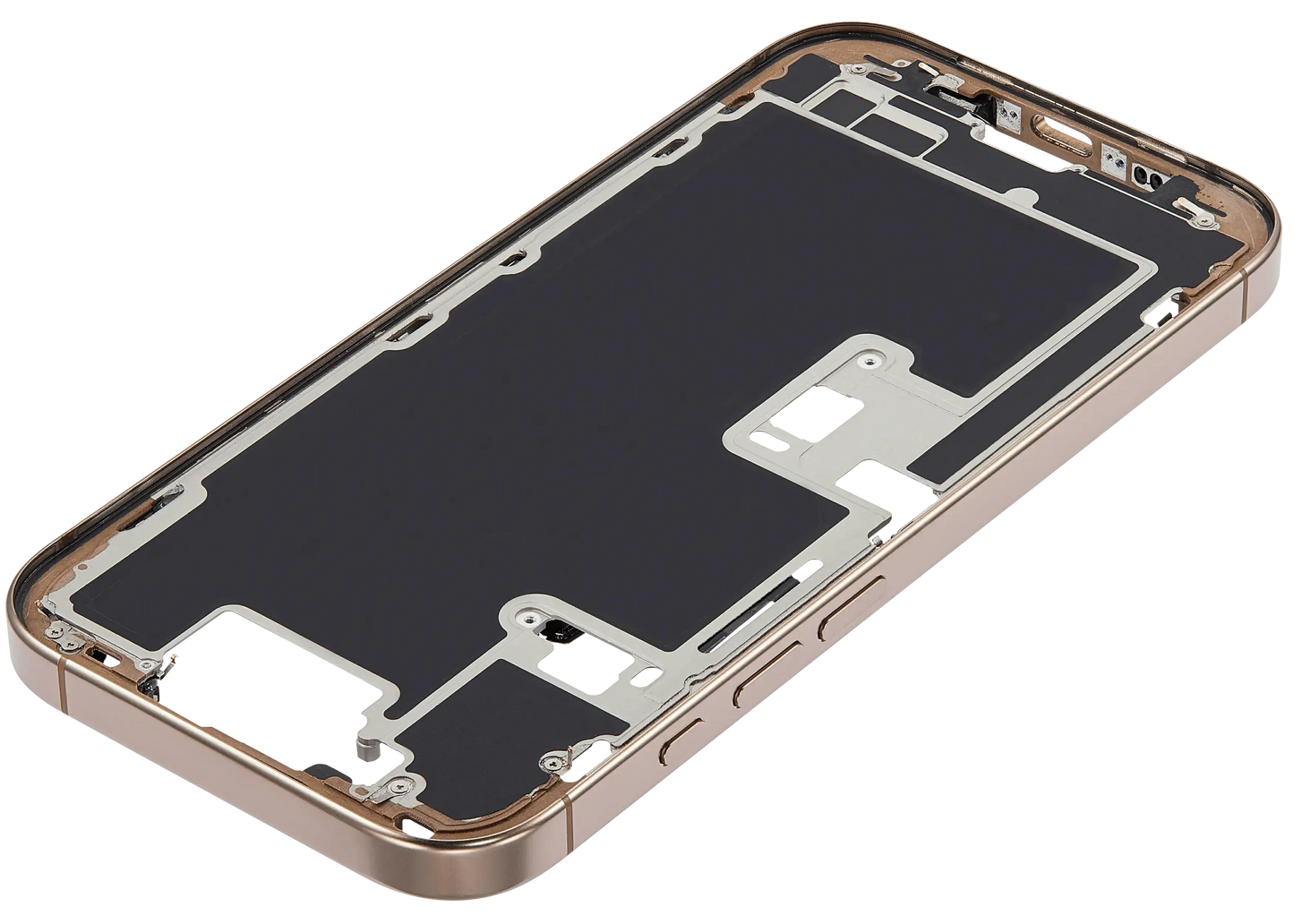 Mid-Frame Housing W/ Small Parts For iPhone 16 Pro (US Version) (Pull) (Desert Titanium)