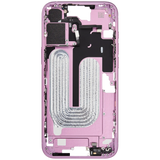 Mid-Frame Housing W/ Small Parts For iPhone 16 Plus (EU / Global Version) (Pull) (Pink)