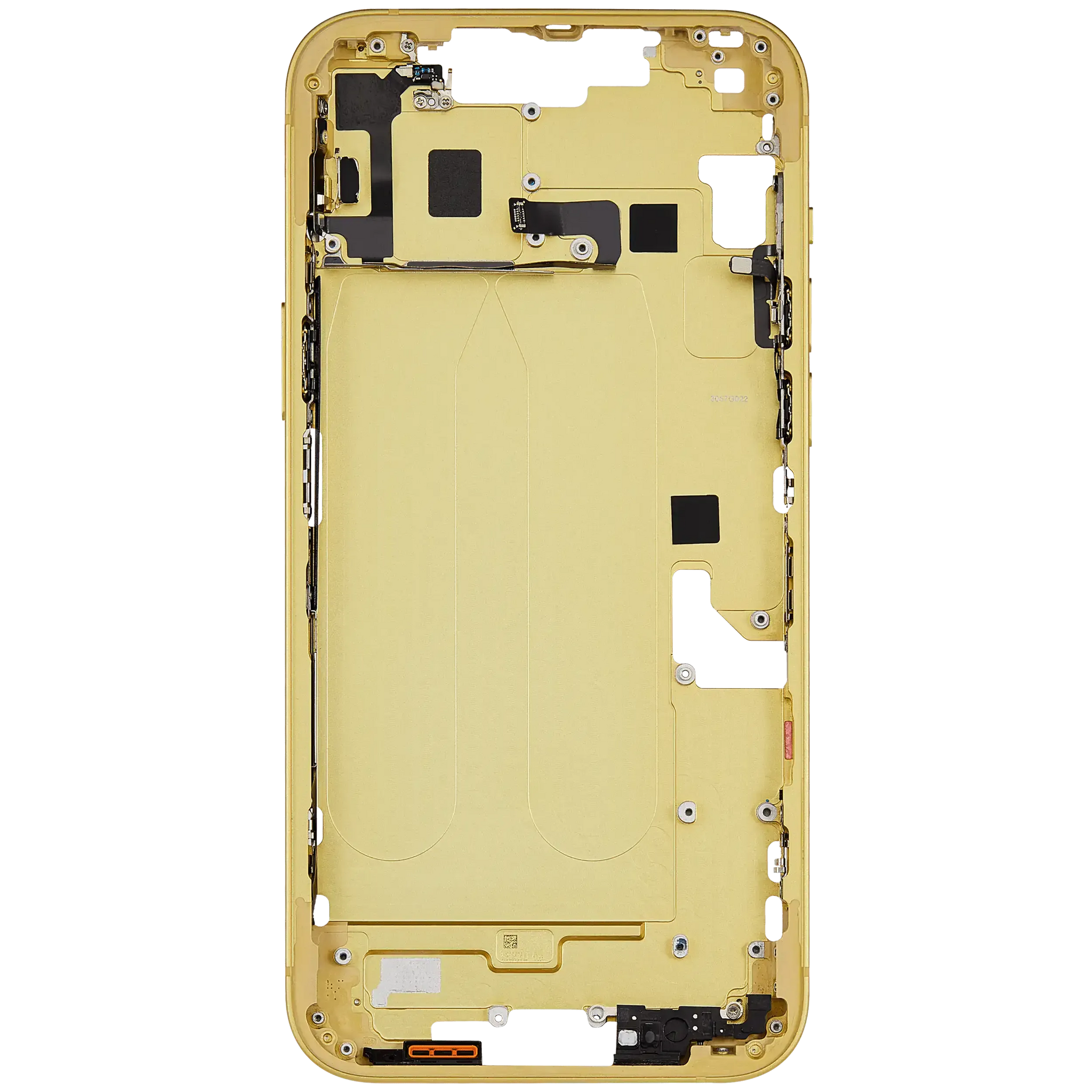 Mid-Frame Housing W/ Small Parts For iPhone 14 Plus (EU / Global Version) (Pull) (Yellow)