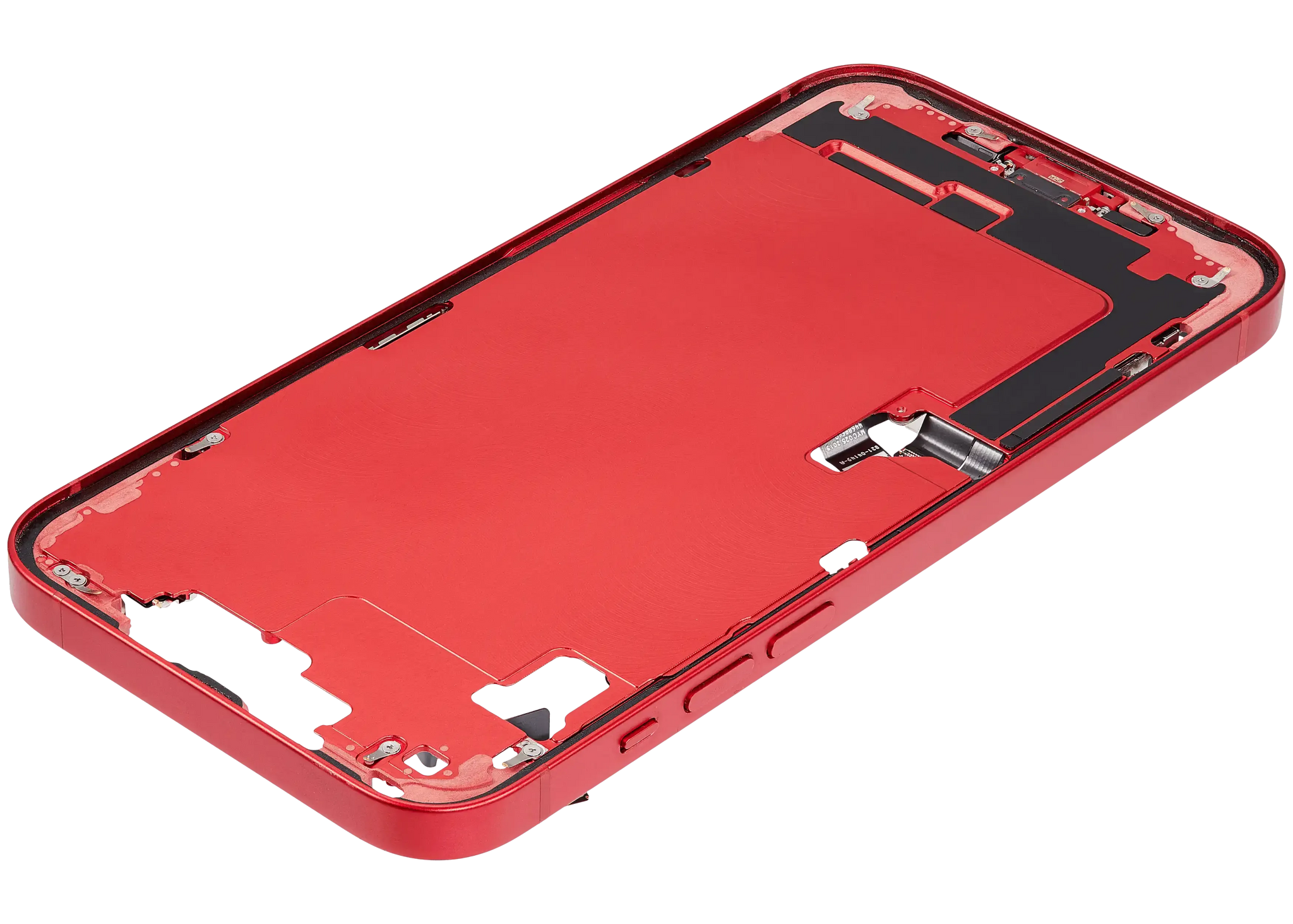 Mid-Frame Housing W/ Charging Port Flex & Small Parts For iPhone 14 Plus (US Version) (Pull) (Red)
