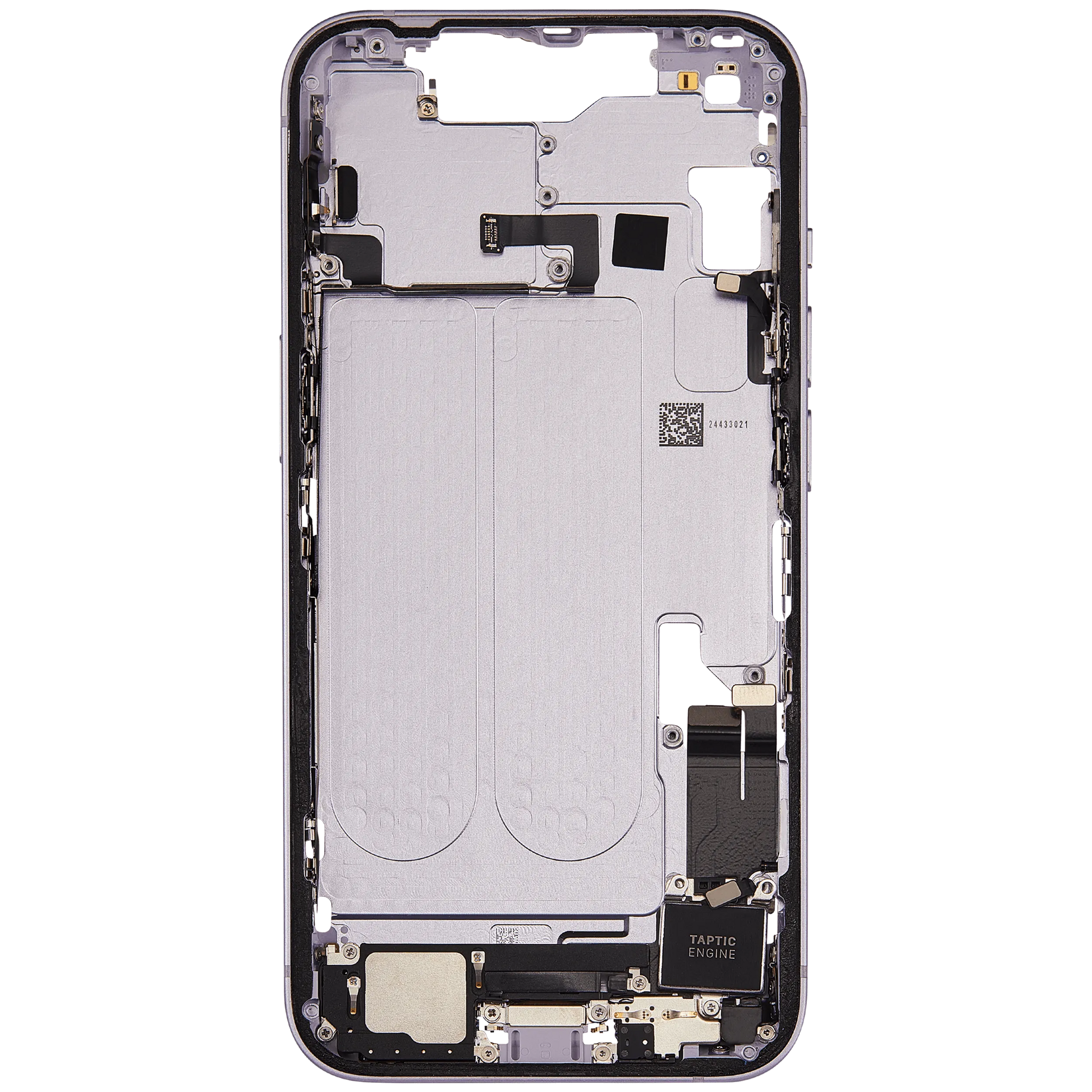 Mid-Frame Housing W/ Charging Port Flex & Small Parts For iPhone 14 (EU / Global Version) (Pull) (Purple)