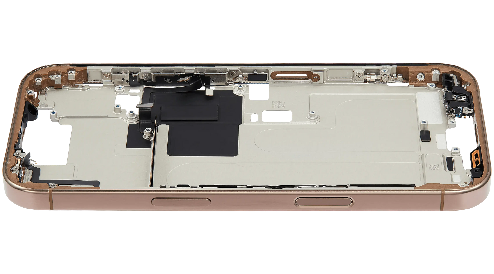 Mid-Frame Housing W/ Small Parts For iPhone 16 Pro (EU / Global Version) (Pull) (Desert Titanium)