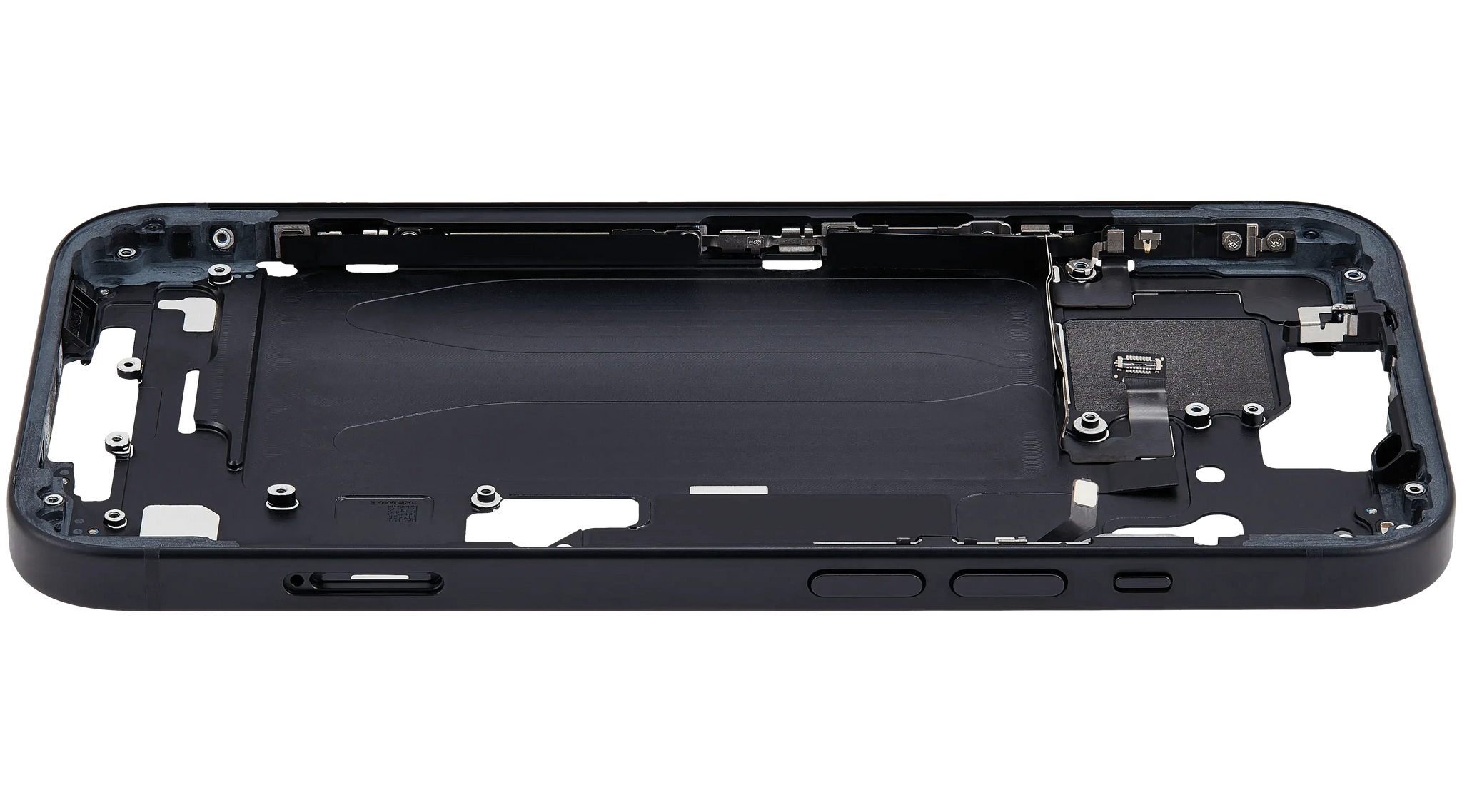 Mid-Frame Housing W/ Small Parts For iPhone 15 (EU / Global Version) (Pull) (Black)