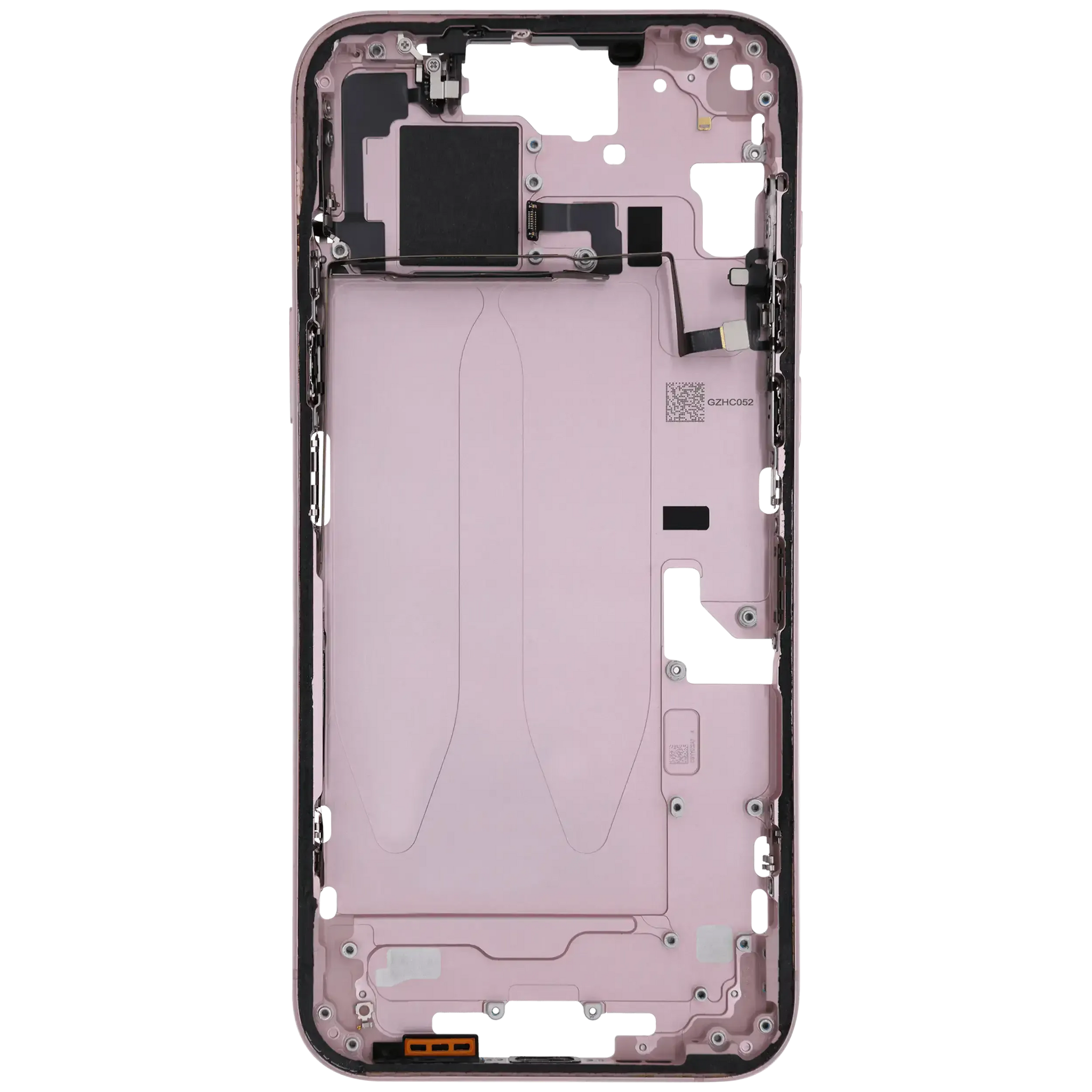 Mid-Frame Housing W/ Small Parts For iPhone 15 Plus (US Version) (Pull) (Pink)