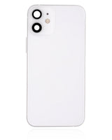 Back Housing W/ Small Parts For iPhone 12 Mini (US Version) (Pull) (White)
