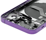 Back Housing W/ Small Parts For iPhone 12 Mini (US Version) (Pull) (Purple)