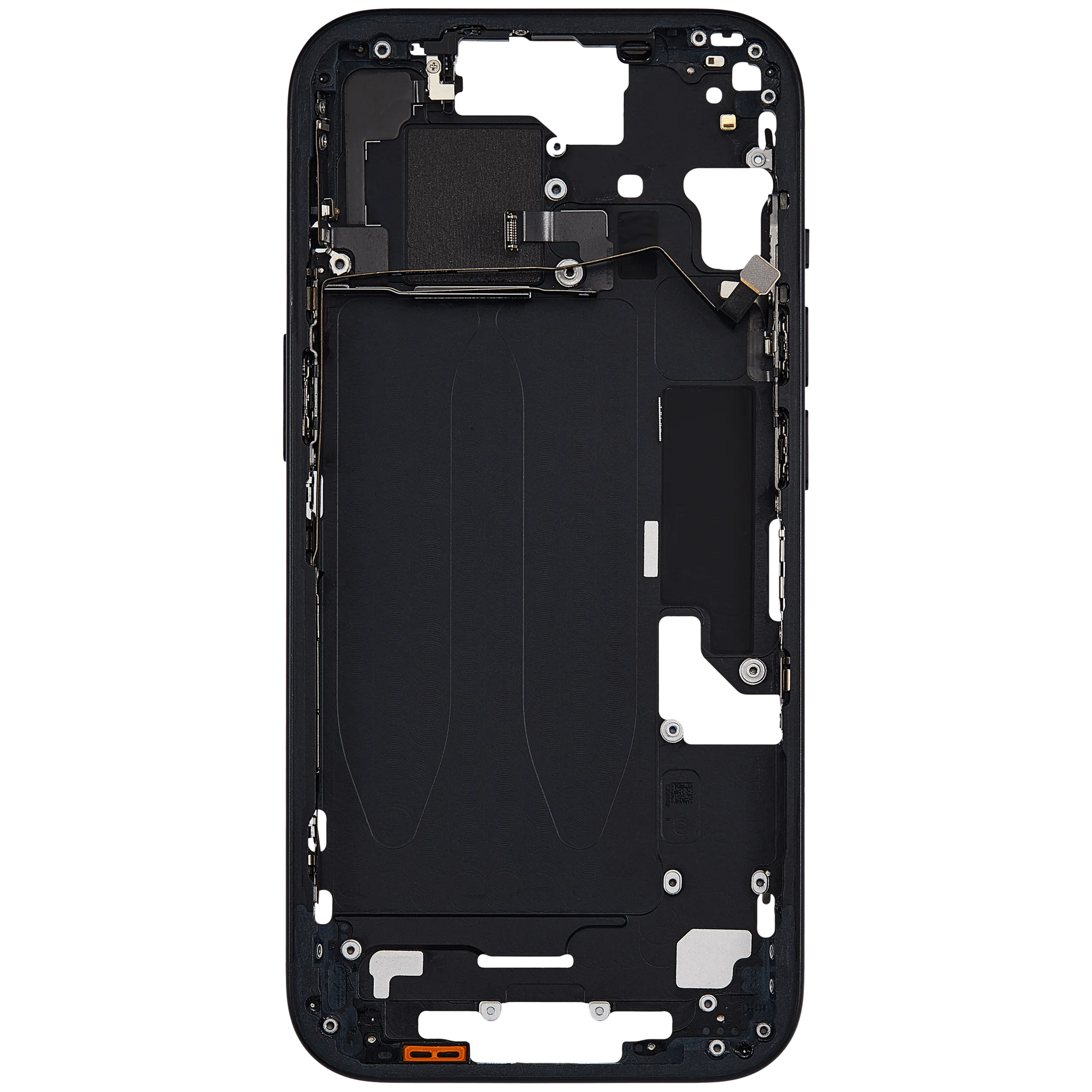 Mid-Frame Housing W/ Small Parts For iPhone 15 (US Version) (Pull (Black)