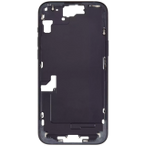 Mid-Frame Housing W/ Charging Port Flex & Small Parts For iPhone 15 Plus (EU / Global Version) (Pull) (Black)
