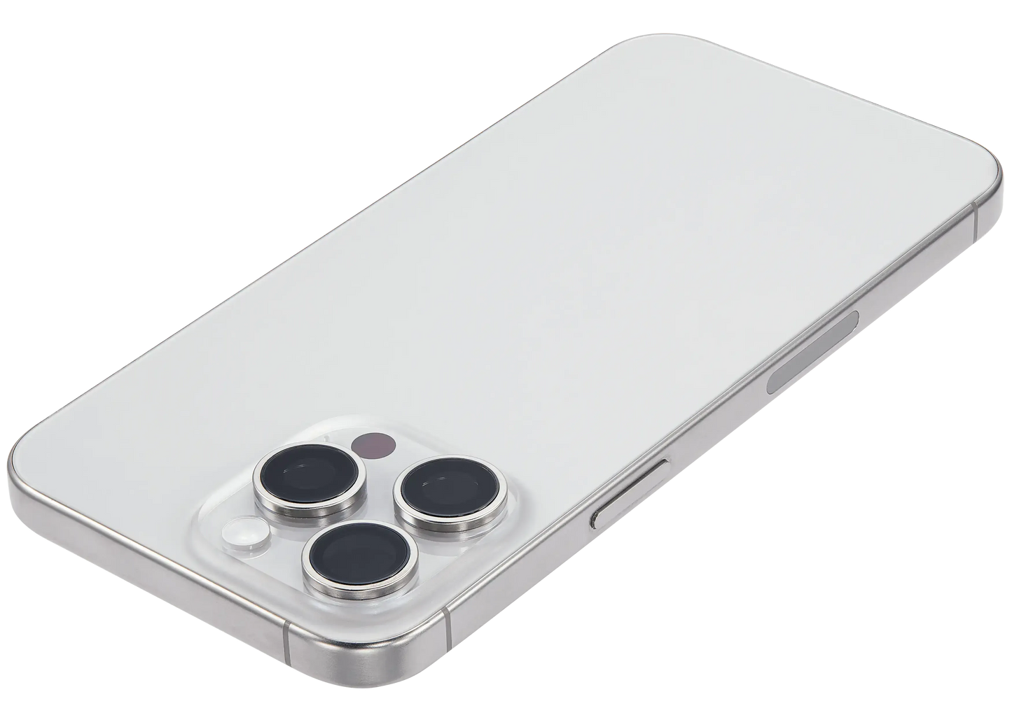 Back Housing W/ Small Parts For iPhone 15 Pro Max (US Version) (Pull) (White Titanium)