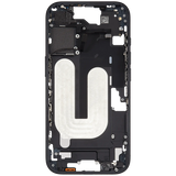 Mid-Frame Housing W/ Small Parts For iPhone 16 (US Version) (Pull) (Black)
