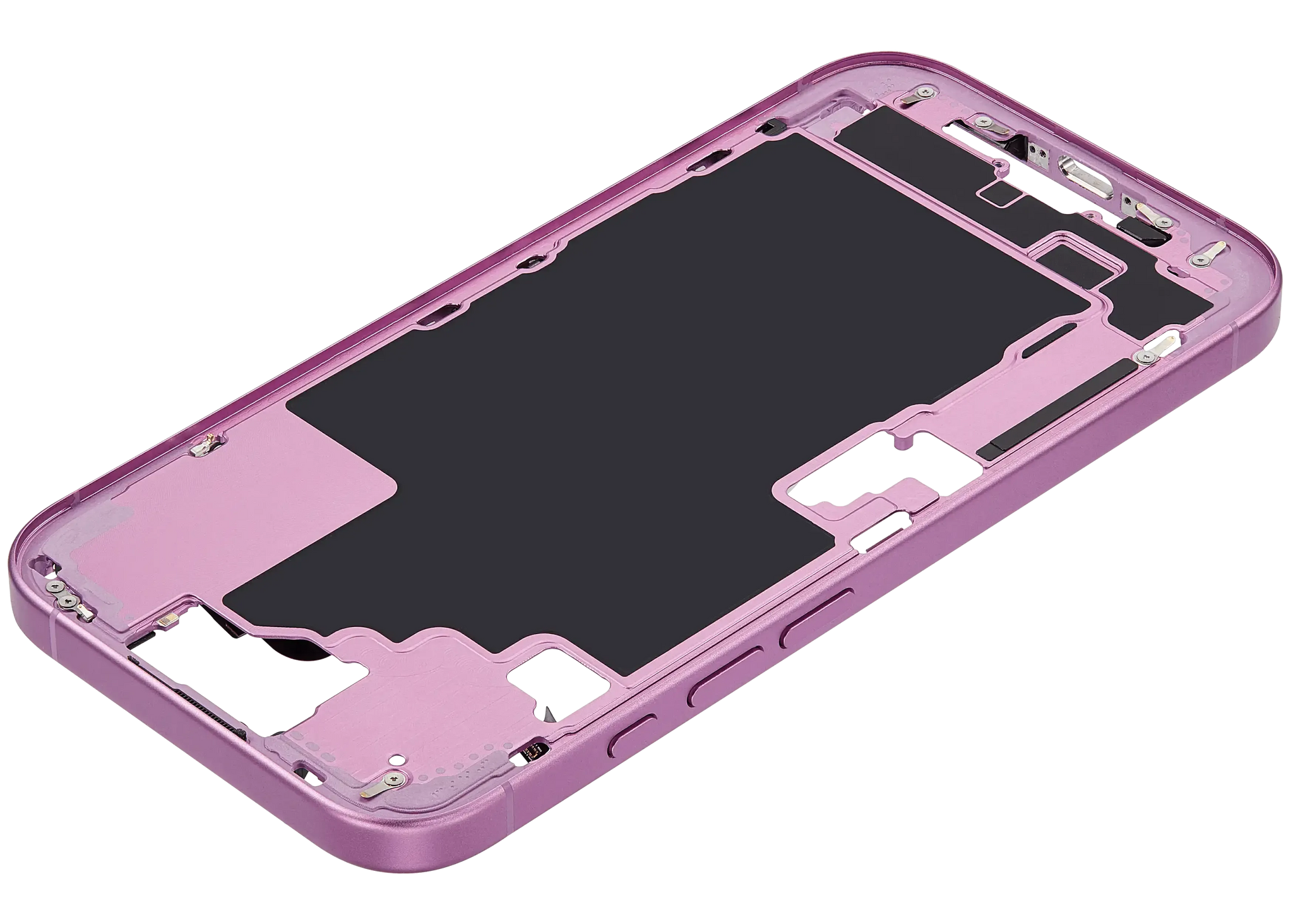 Mid-Frame Housing W/ Small Parts For iPhone 16 (US Version) (Pull) (Pink)