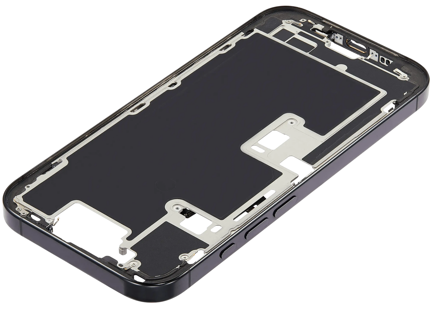 Mid-Frame Housing W/ Small Parts For iPhone 16 Pro (US Version) (Pull) (Black Titanium)