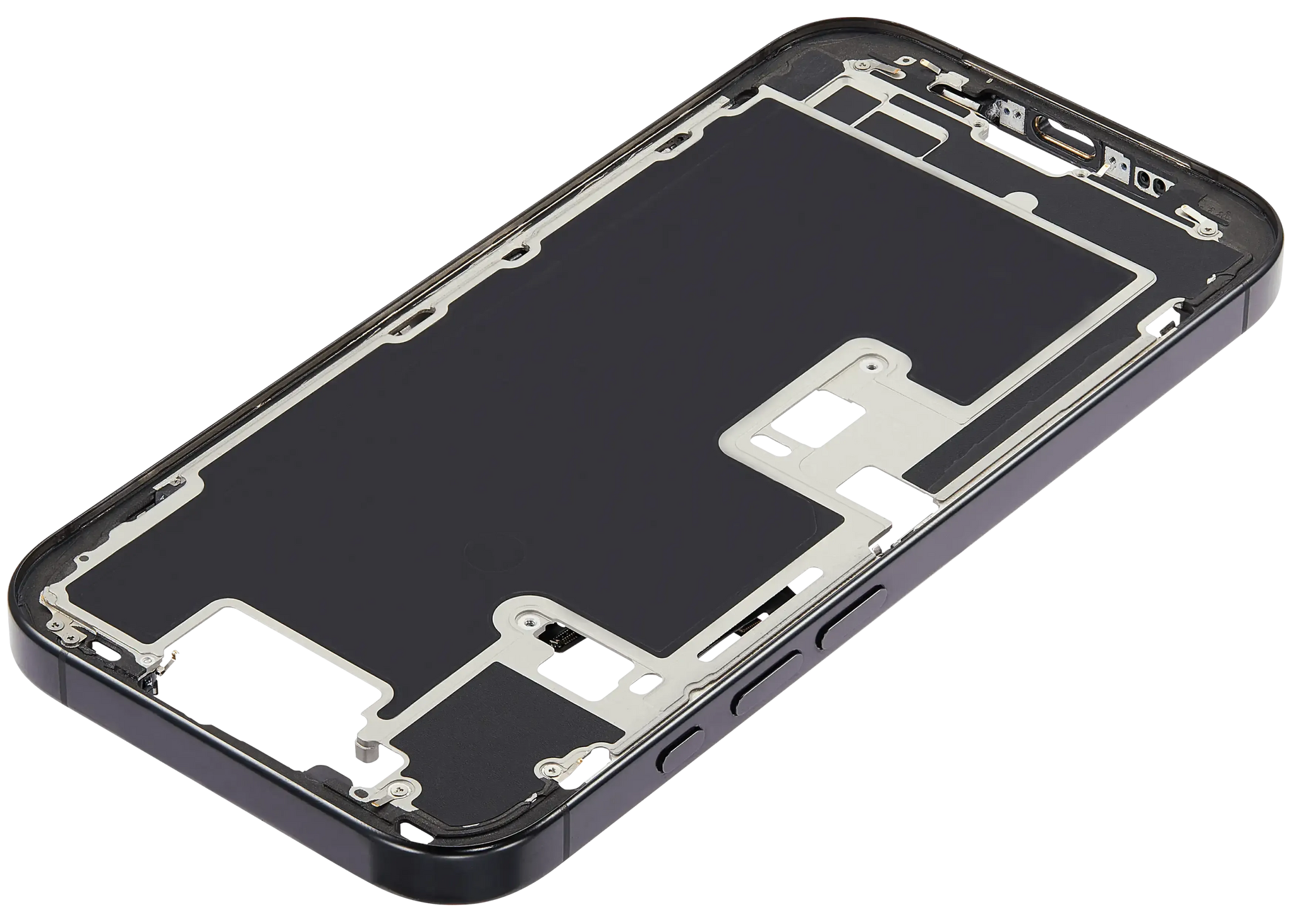 Mid-Frame Housing W/ Small Parts For iPhone 16 Pro (US Version) (Pull) (Black Titanium)