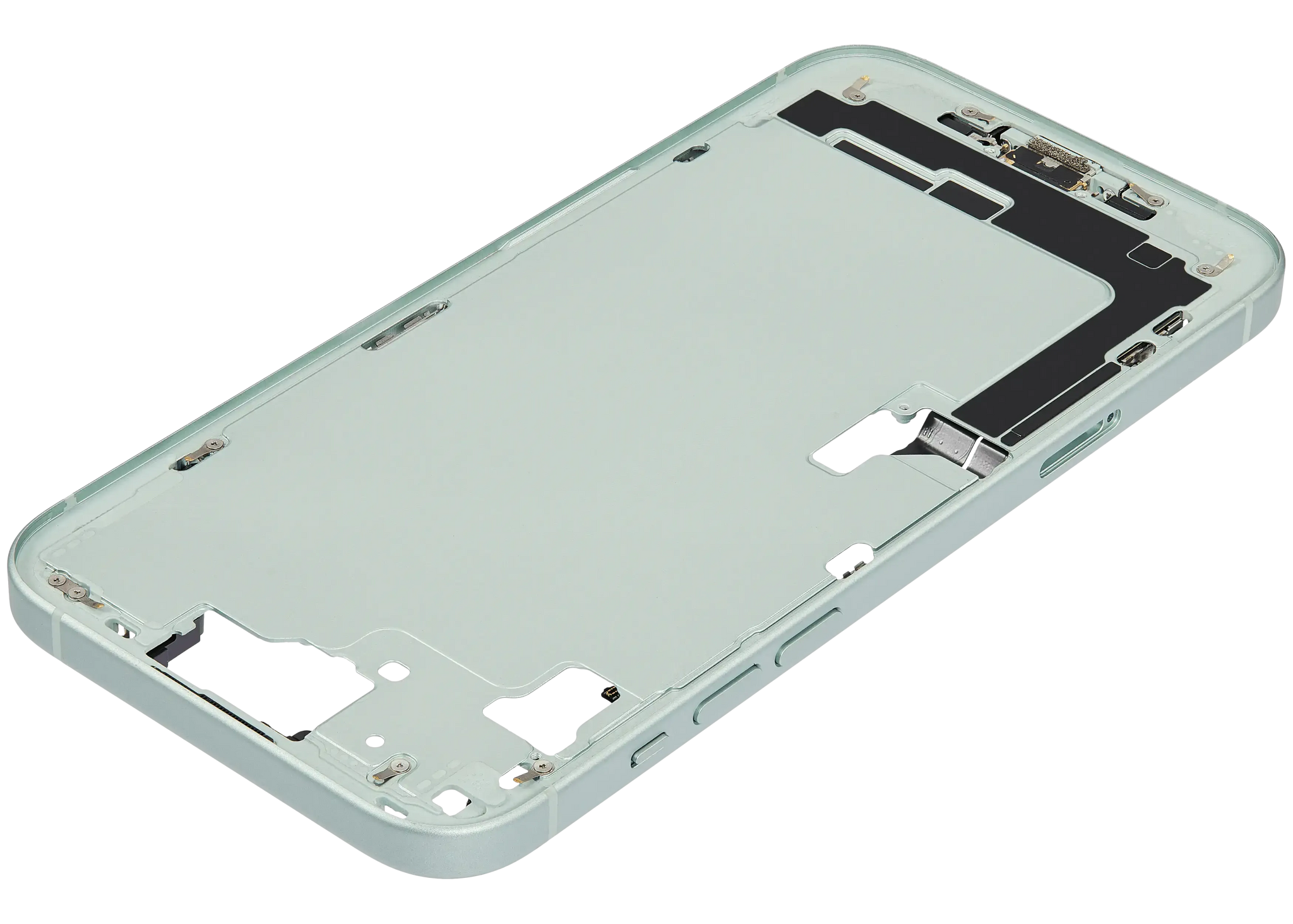 Mid-Frame Housing W/ Charging Port Flex & Small Parts For iPhone 15 Plus (EU / Global Version) (Pull) (Green)