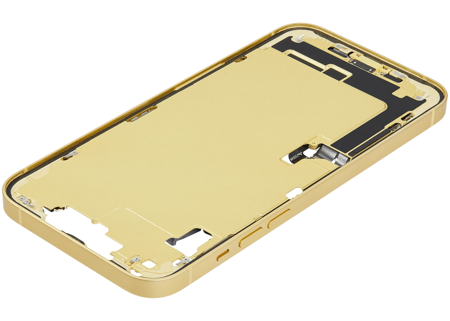 Mid-Frame Housing W/ Charging Port Flex & Small Parts For iPhone 14 Plus (US Version) (Pull) (Yellow)