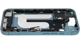Mid-Frame Housing W/ Charging Port Flex & Small Parts For iPhone 16 (EU / Global Version) (Pull) (Teal)