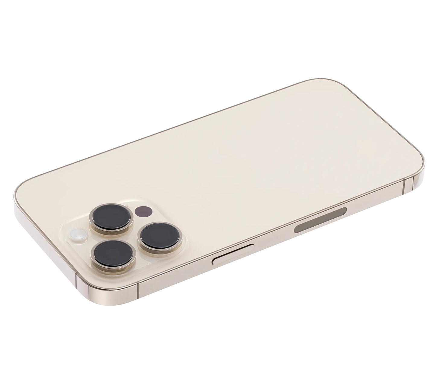 Back Housing W/ Small Parts For iPhone 14 Pro (US Version) (Pull) (Gold)
