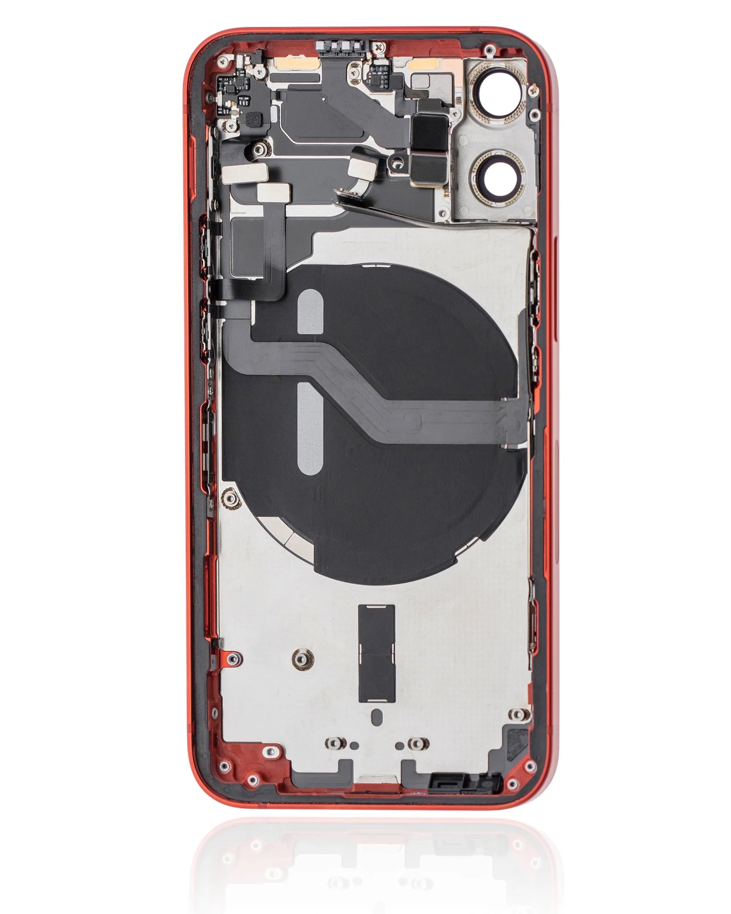 Back Housing W/ Small Parts For iPhone 12 Mini (US Version) (Pull) (Red)