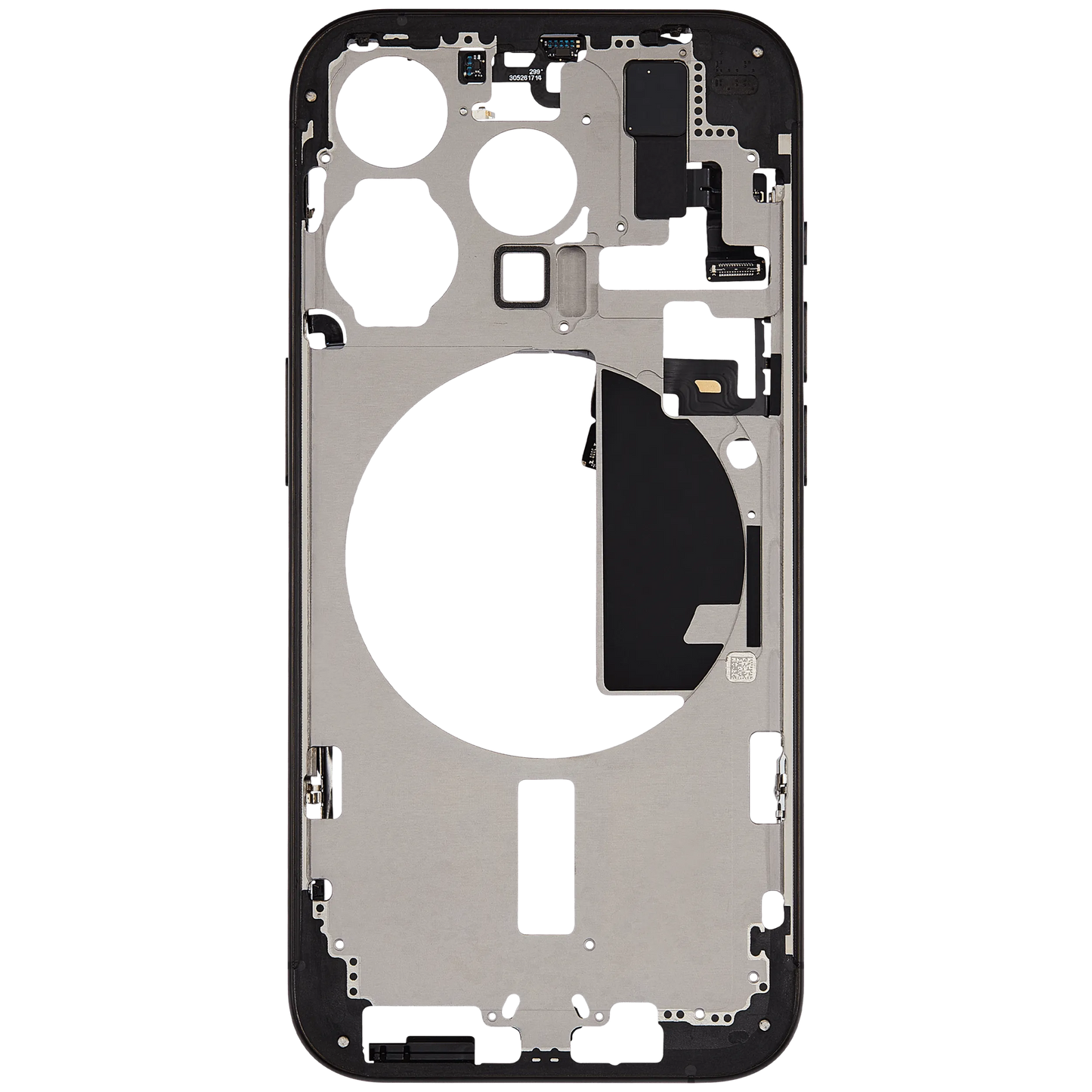 Mid-Frame Housing W/ Small Parts For iPhone 15 Pro (US Version) (Pull) (Black Titanium)