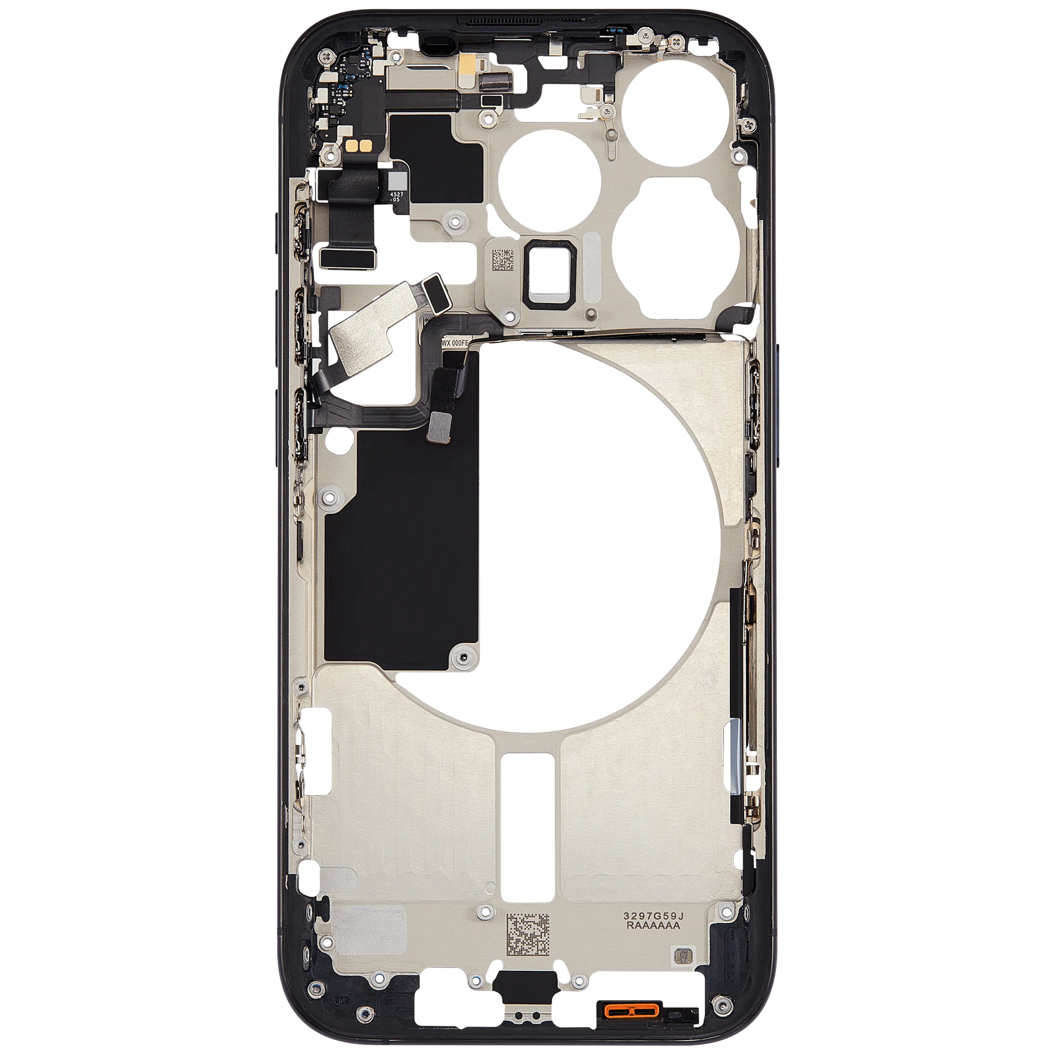 Mid-Frame Housing W/ Small Parts For iPhone 15 Pro (US Version) (Pull) (Blue Titanium)