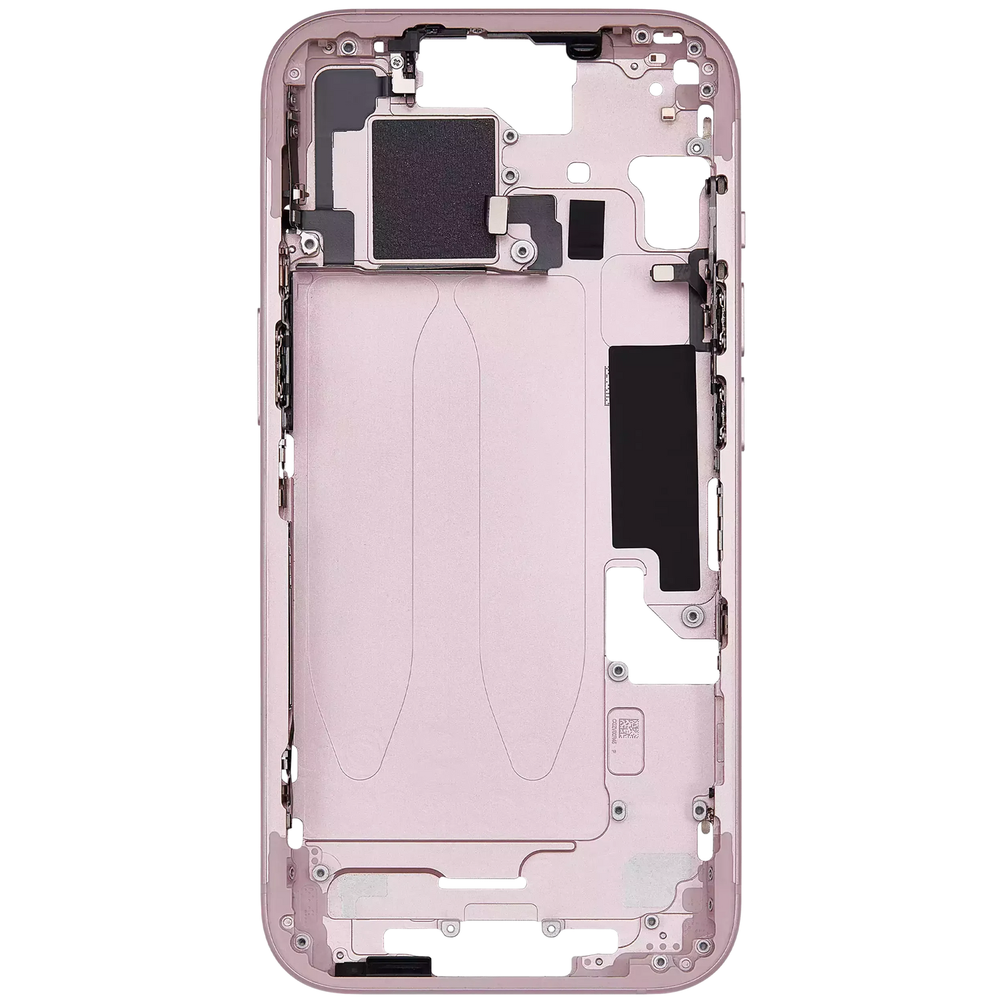 Mid-Frame Housing W/ Small Parts For iPhone 15 (EU / Global Version) (Pull) (Pink)
