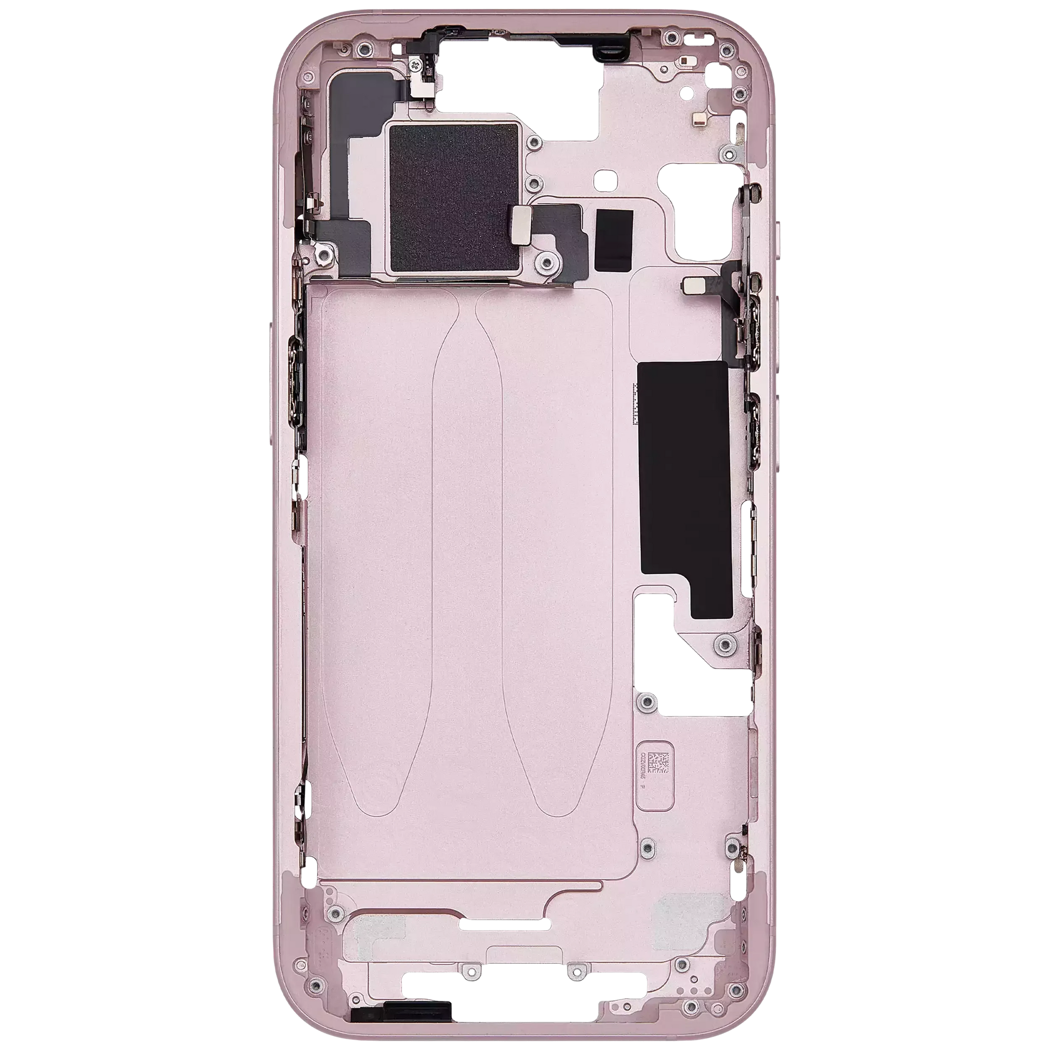 Mid-Frame Housing W/ Small Parts For iPhone 15 (EU / Global Version) (Pull) (Pink)