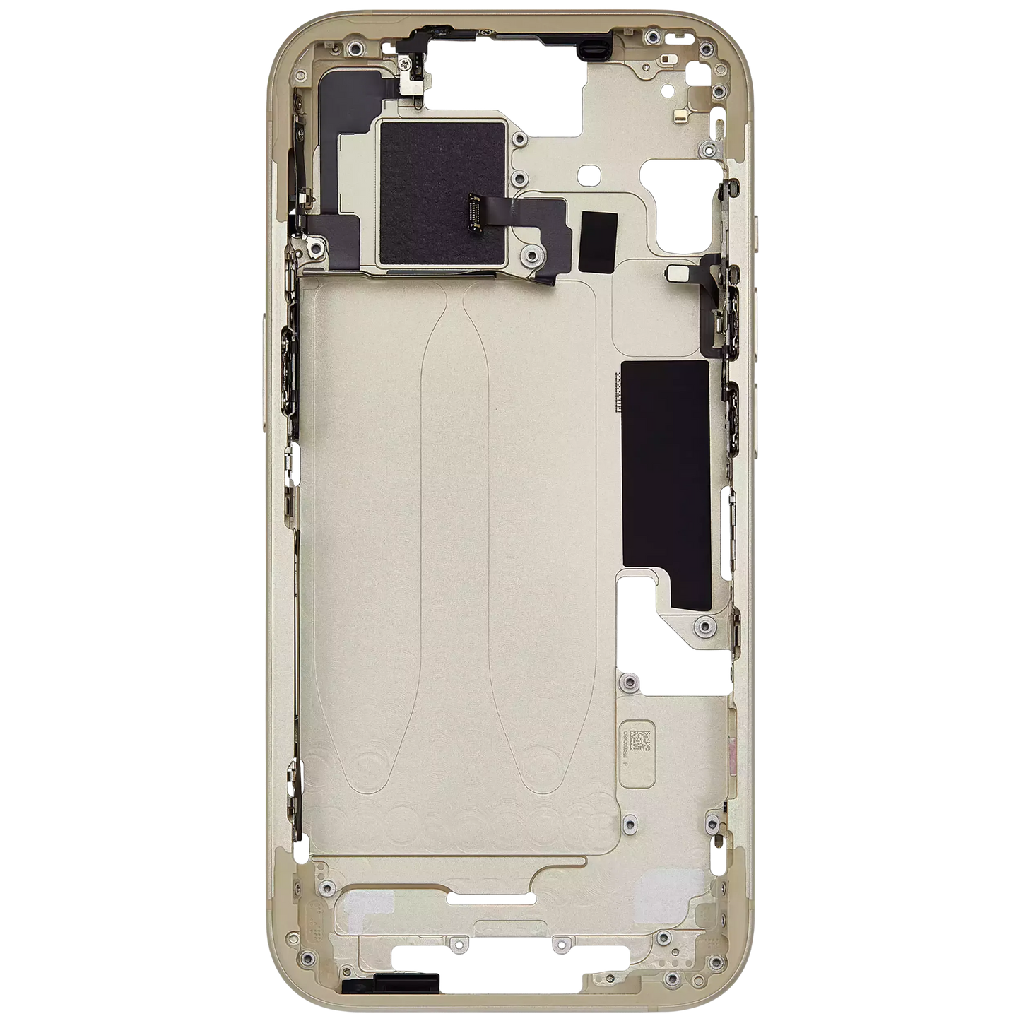 Mid-Frame Housing W/ Small Parts For iPhone 15 (EU / Global Version) (Pull) (Yellow)