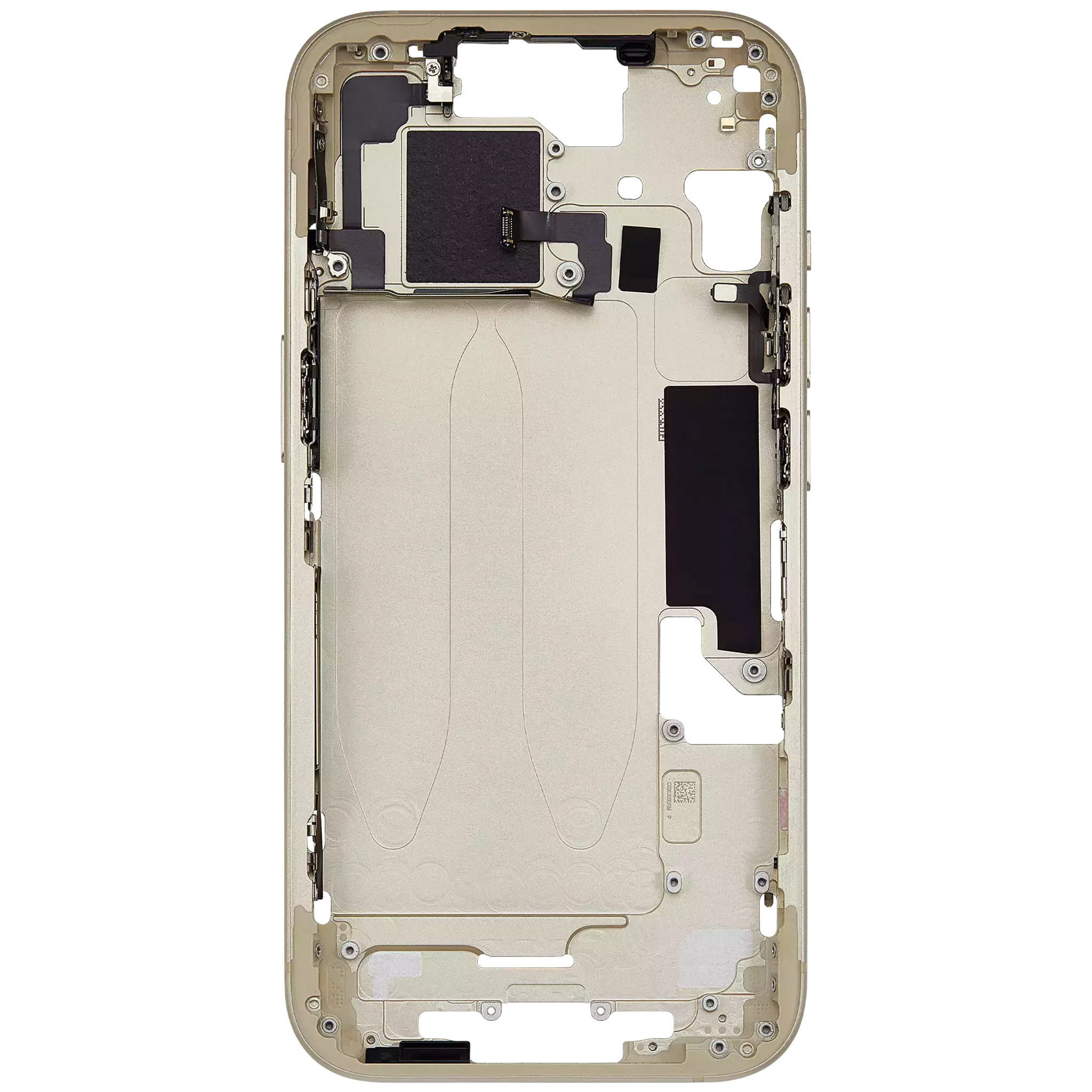 Mid-Frame Housing W/ Small Parts For iPhone 15 (EU / Global Version) (Pull) (Yellow)